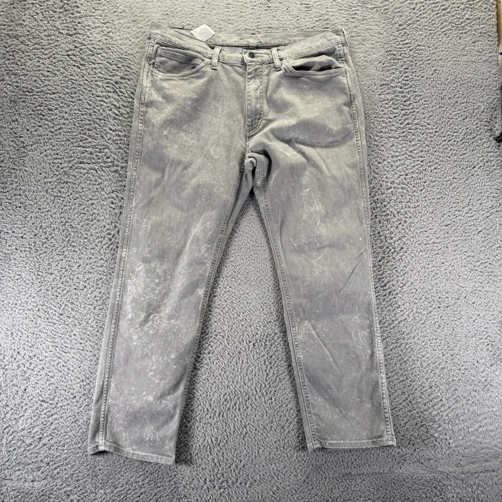 Levi's 541 Jeans Mens 38x28 Gray Cotton Denim Straight Streetwear Travel Stretch